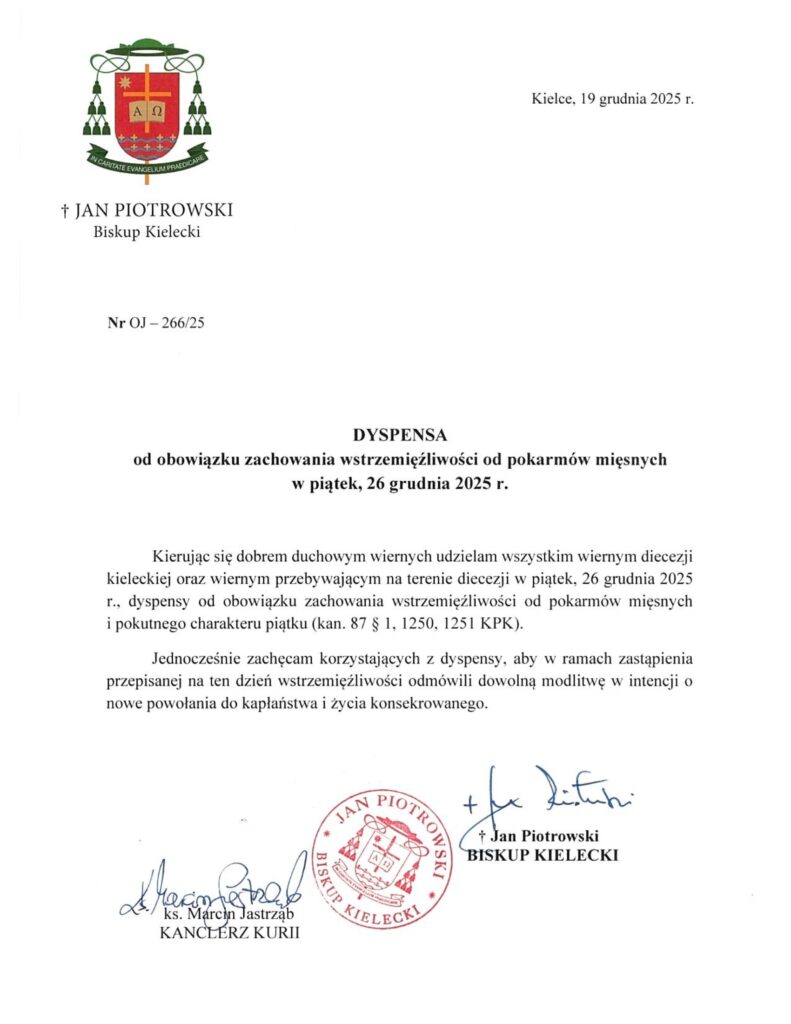 Dyspensa - 26 grudnia 2025 r. conv 1